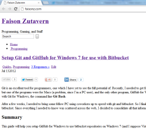 My site if it was broken
