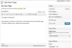 Selecting a menu in the ACF: Nav Menu Field