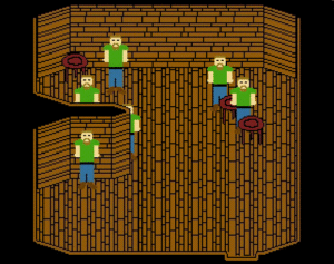 A room full of shrugging dudes