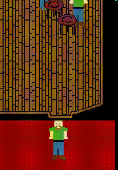 The guy's up and down walking and idling animations